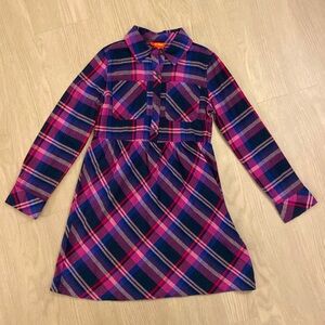 Joe Fresh girls plaid dress size 7/8